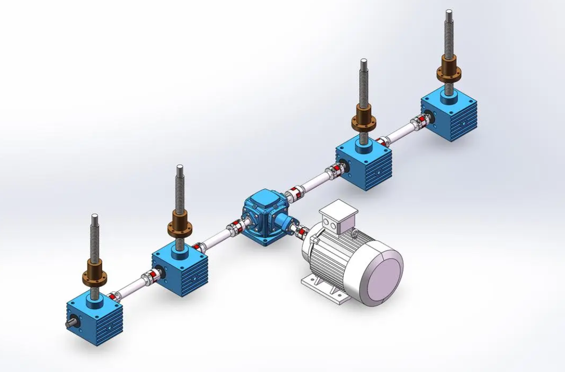 T型4臺聯動升降平臺